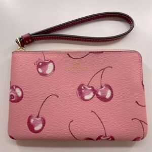 Coach Cherry Wristlet